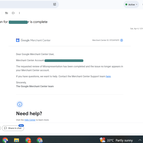 Fix Google Merchant Center misrepresentation and suspension