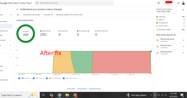 Fix Google Merchant Center misrepresentation and suspension