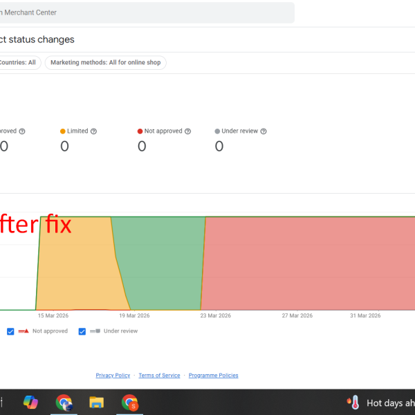 Fix Google Merchant Center misrepresentation and suspension